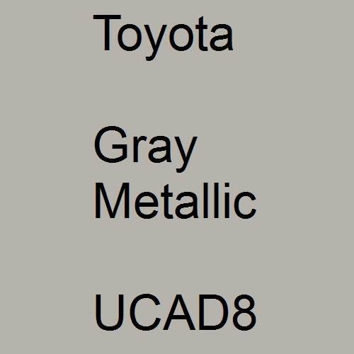 Toyota, Gray Metallic, UCAD8.